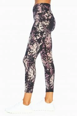 Marika Balance Collection Printed Side Pocket Eclipse Ankle Legging Bottoms