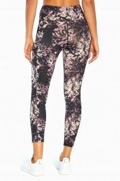 Marika Balance Collection Printed Side Pocket Eclipse Ankle Legging Bottoms