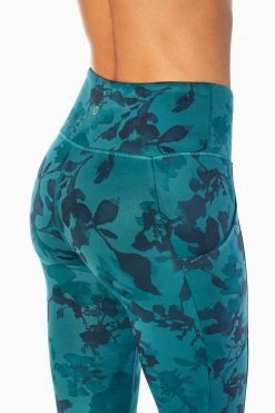 Marika Balance Collection Printed Side Pocket Eclipse Ankle Legging Bottoms