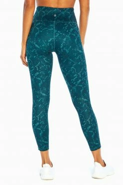 Marika Balance Collection Printed Side Pocket Eclipse Ankle Legging Bottoms