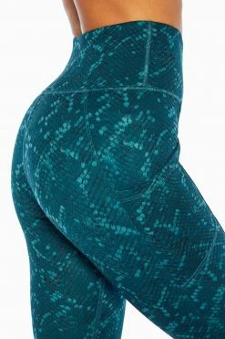 Marika Balance Collection Printed Side Pocket Eclipse Ankle Legging Bottoms