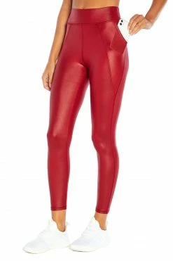 Marika Cycle House Louis Shine Side Pocket Ankle Legging 36 Marika Cycle House Louis Shine Side Pocket Ankle Legging