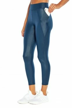 Marika Cycle House Louis Shine Side Pocket Ankle Legging 30 Marika Cycle House Louis Shine Side Pocket Ankle Legging