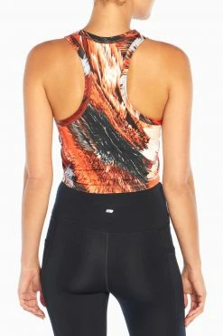 Marika Cycle House Race Crop Tank