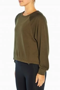 Marika Cycle House Cadence Fleece Long Sleeve Top