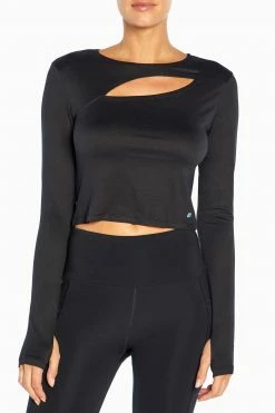 Marika Cycle House Cropped Sawyer Long Sleeve Top