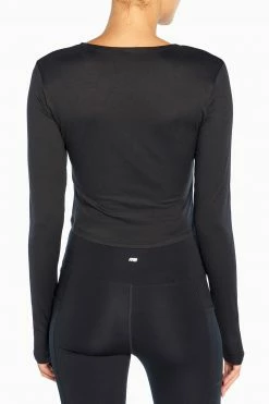 Marika Cycle House Cropped Sawyer Long Sleeve Top