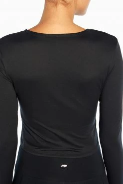 Marika Cycle House Cropped Sawyer Long Sleeve Top