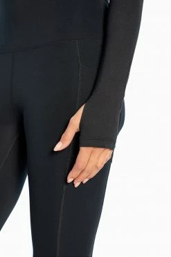 Marika Cycle House Cropped Sawyer Long Sleeve Top