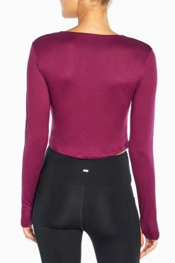 Marika Cycle House Cropped Sawyer Long Sleeve Top
