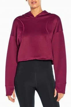 Marika Cycle House Cropped Juniper Hoodie
