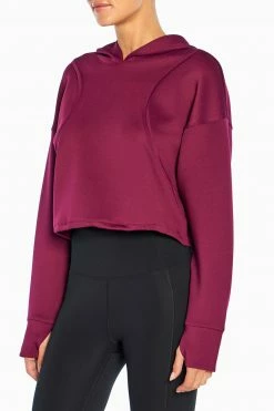 Marika Cycle House Cropped Juniper Hoodie