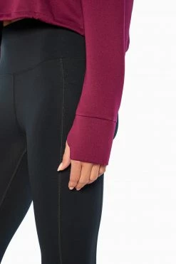 Marika Cycle House Cropped Juniper Hoodie
