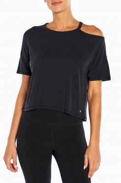 Marika Cycle House Urban Cropped Short Sleeve Top Features