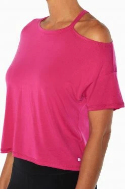 Marika Cycle House Urban Cropped Short Sleeve Top Features