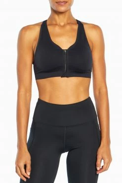 Marika Savannah Seamless Front Zip Sports Bra