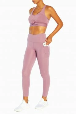 Marika High Rise Side Pocket Ankle Legging - Valerian Pocket Shop