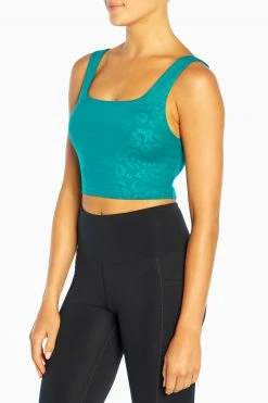 Marika Playful Prints Embossed Lola Long Sports Bra 36 Marika Playful Prints Embossed Lola Long Sports Bra