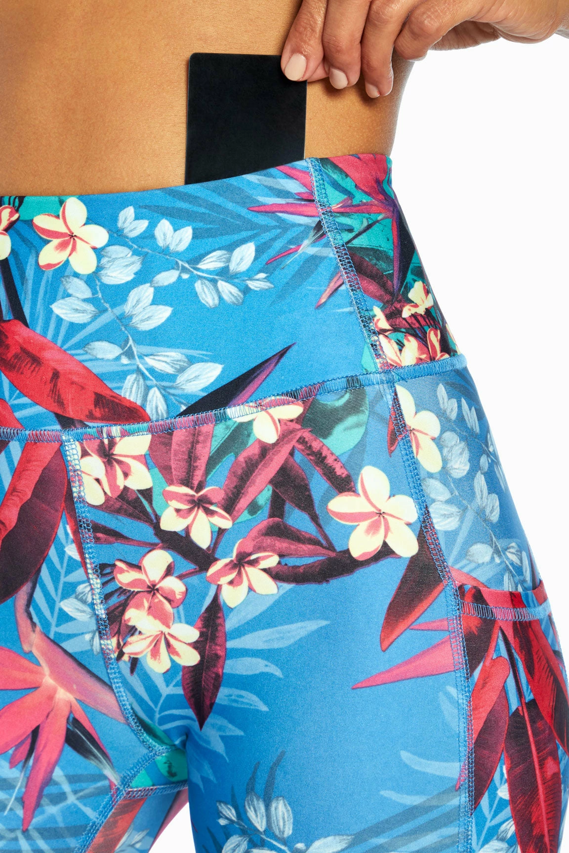 Marika Elsa Side Pocket Mid Calf Capri 33 Marika Elsa Side Pocket Mid Calf Capri