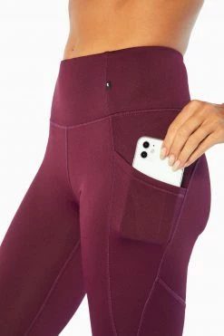 Marika Raven Side Pocket Tek Fleece Legging