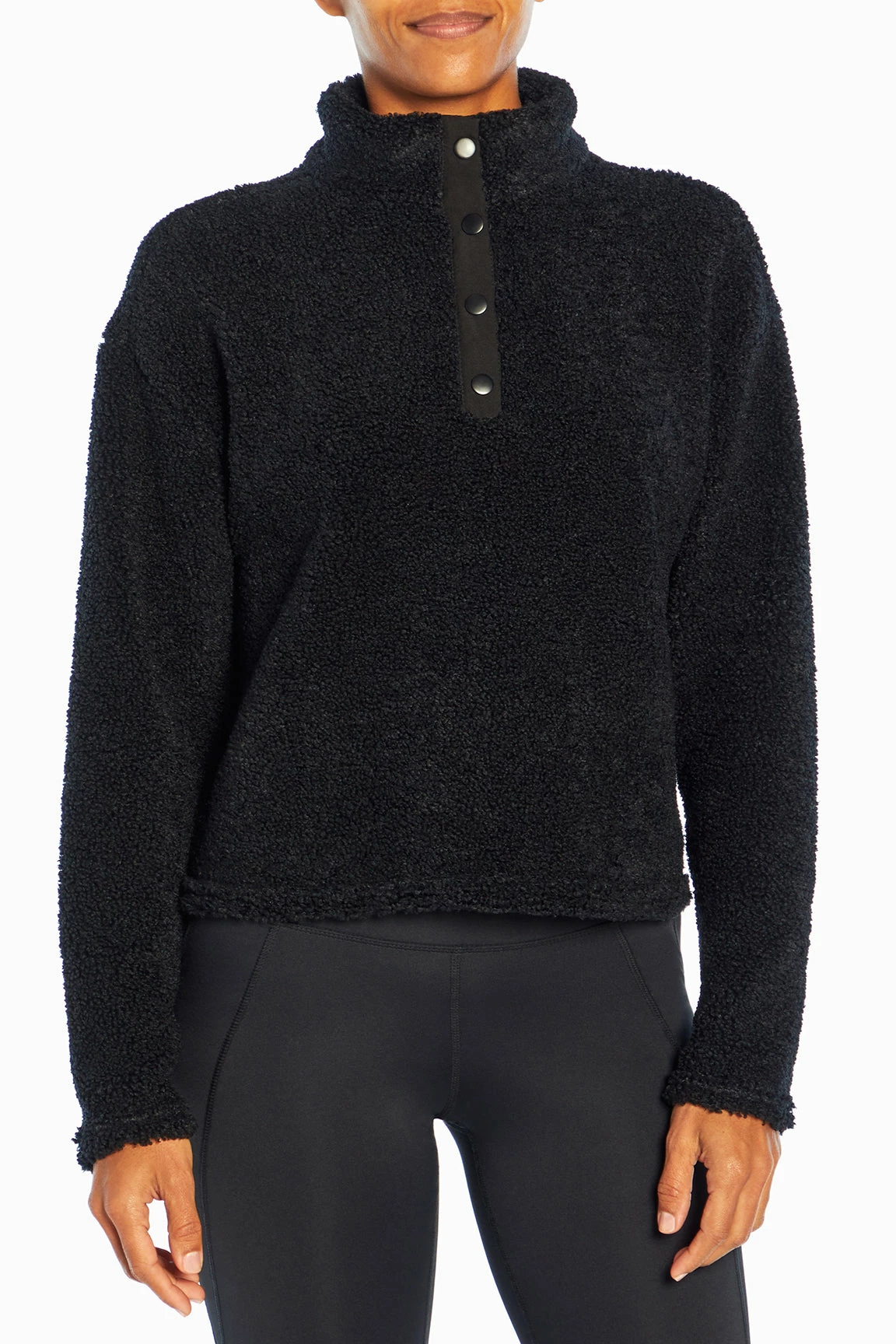 Marika Tyra Cropped Sherpa Pullover 7 Marika Tyra Cropped Sherpa Pullover
