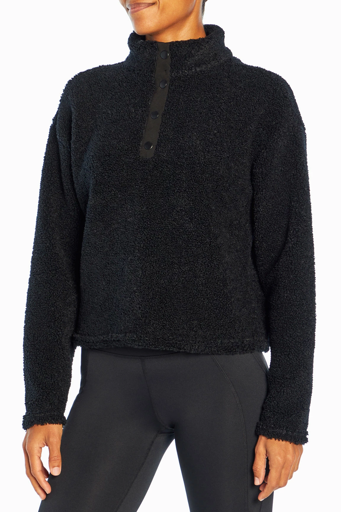 Marika Tyra Cropped Sherpa Pullover 10 Marika Tyra Cropped Sherpa Pullover