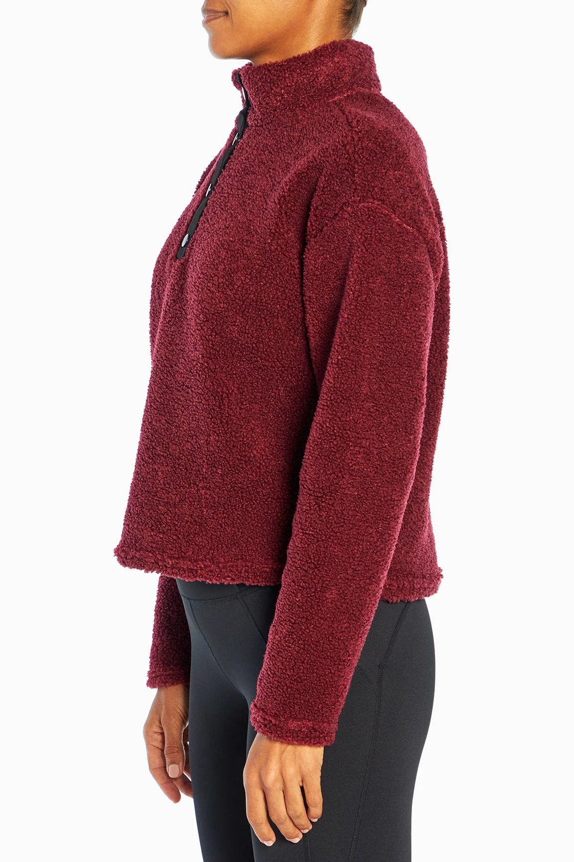 Marika Tyra Cropped Sherpa Pullover 5 Marika Tyra Cropped Sherpa Pullover