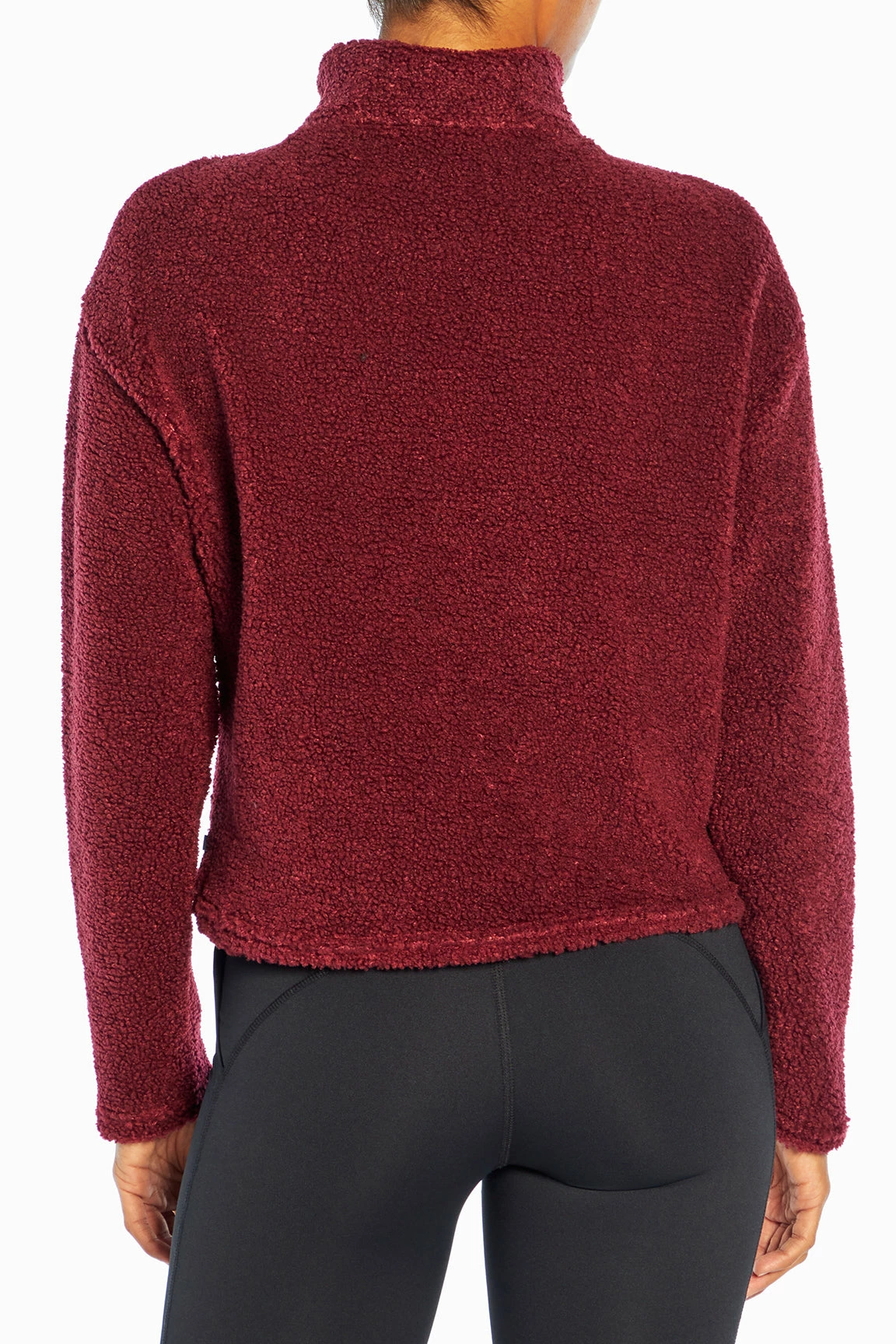 Marika Tyra Cropped Sherpa Pullover 2 Marika Tyra Cropped Sherpa Pullover