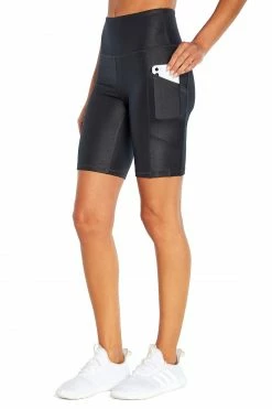 Marika Features Eclipse Side Pocket Shine Bermuda