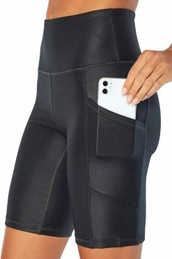 Marika Features Eclipse Side Pocket Shine Bermuda
