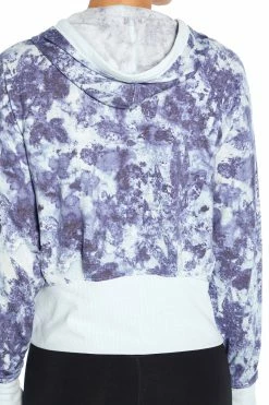 Marika Playful Prints Sit Back Cropped Hoodie