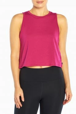 Marika Spectrum Cropped Tank Playful Prints