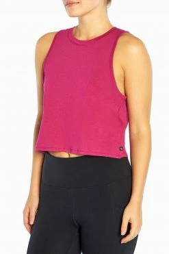 Marika Spectrum Cropped Tank Playful Prints