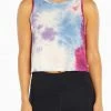 Marika Spectrum Cropped Tank Playful Prints