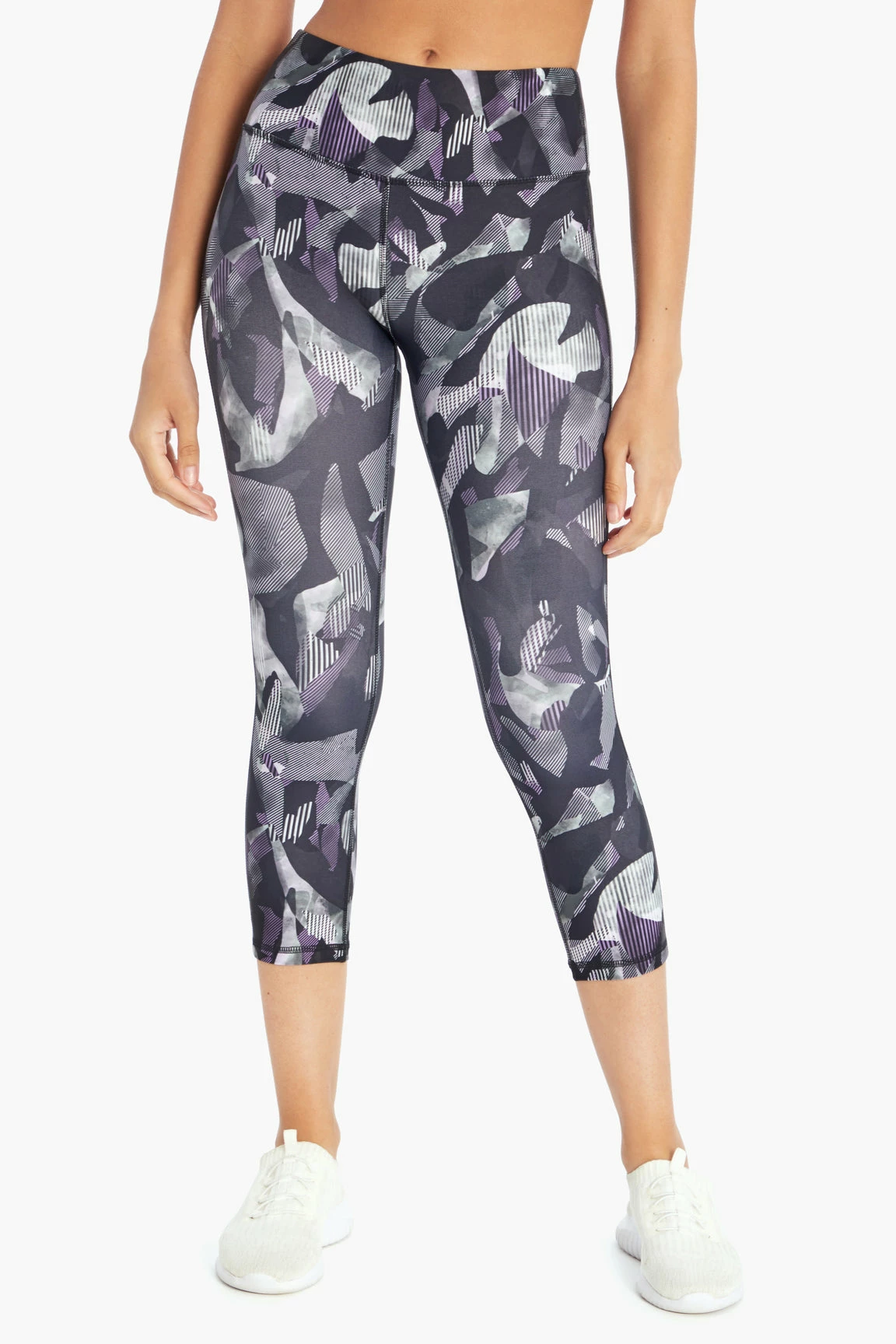 Marika Sport Line Geo Printed Capri Legging - Viola 6 Marika Sport Line Geo Printed Capri Legging - Viola
